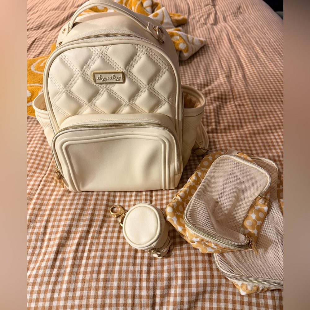 Itzy Ritzy Milk & Honey Mini Plus Diaper Backpack